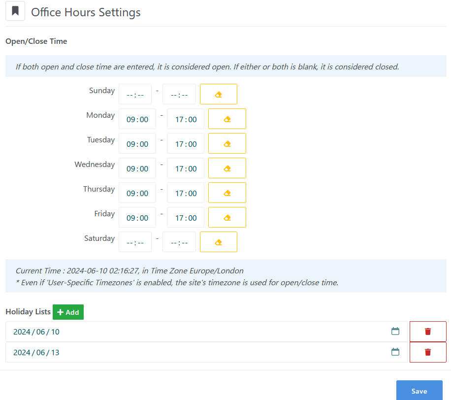 Lock if Out-Of-Office Hours