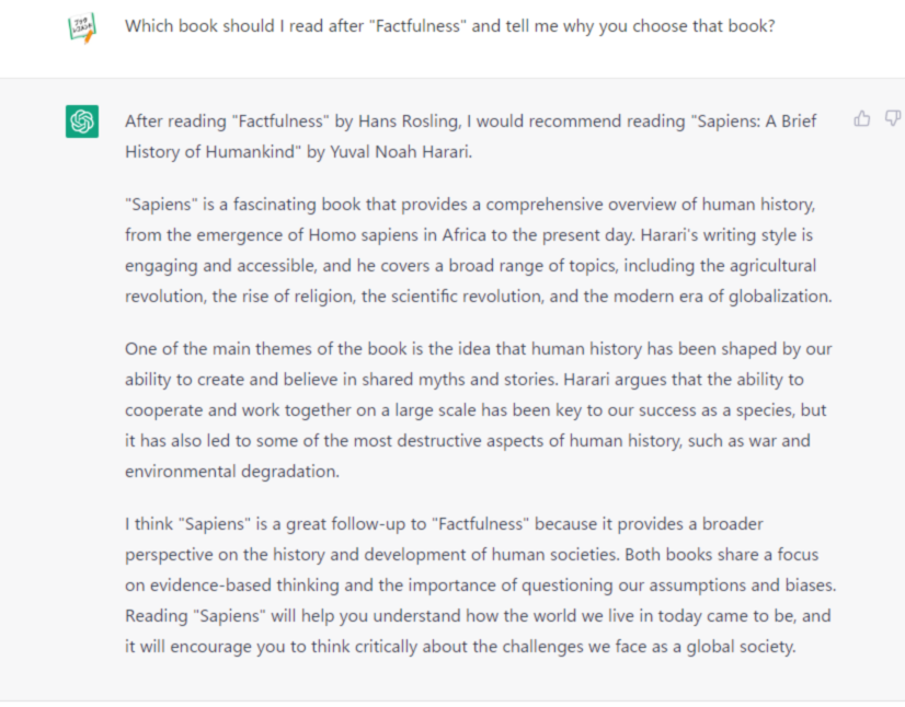 Which book should I read after Factfullness ?